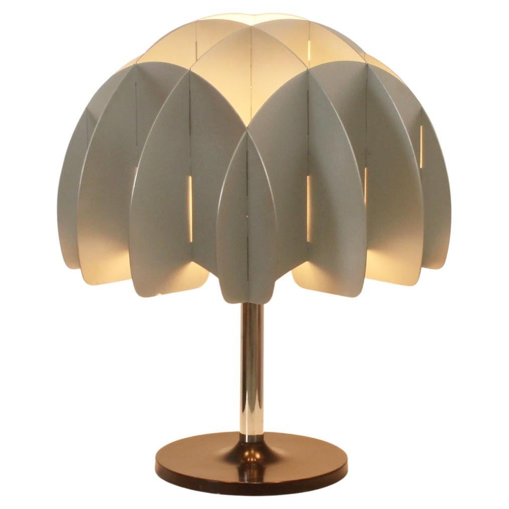 Lampe de bureau avec dôme en aluminium de Reggiani, Italie, années 1970 en vente