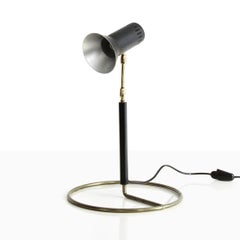 Table Lamp with Brass Base, 1960s