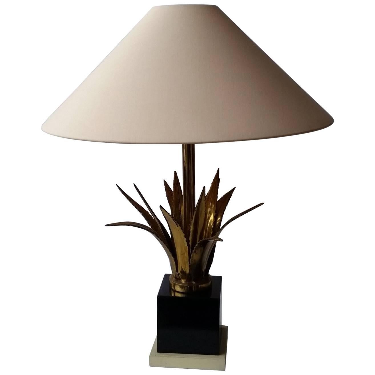 Table Lamp with Cactus Foot from Maison Charles or Jansen, circa 1960-1970