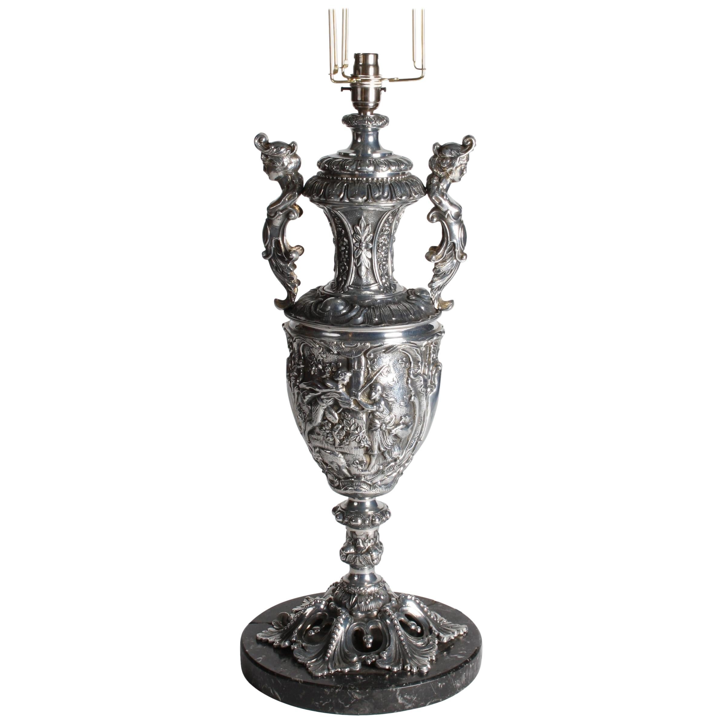 Table Lamp with Classical Motifs
