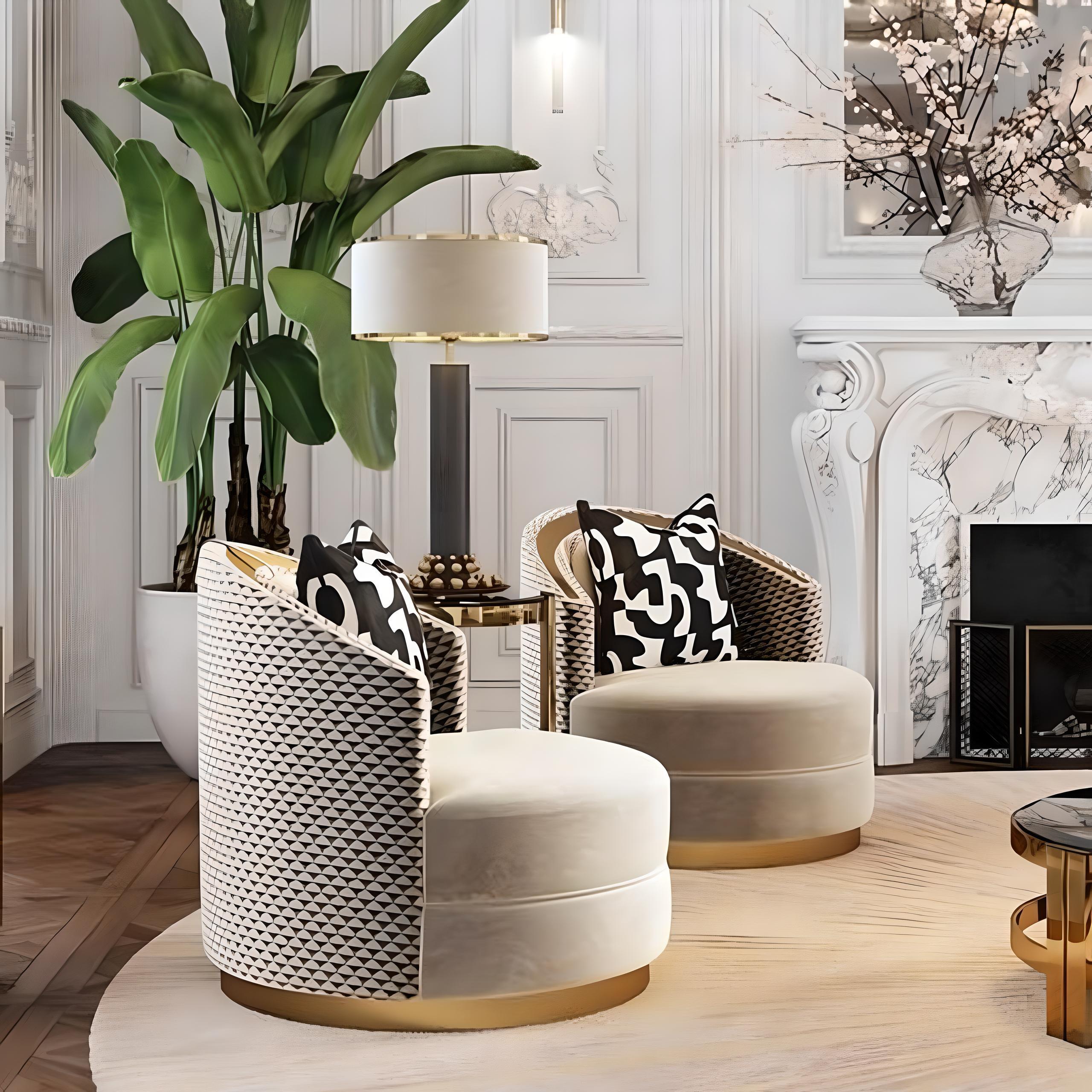 Tischlampe mit zylindrischem Design mit Messingfuß und Perlenakzenten (Minimalistisch) im Angebot