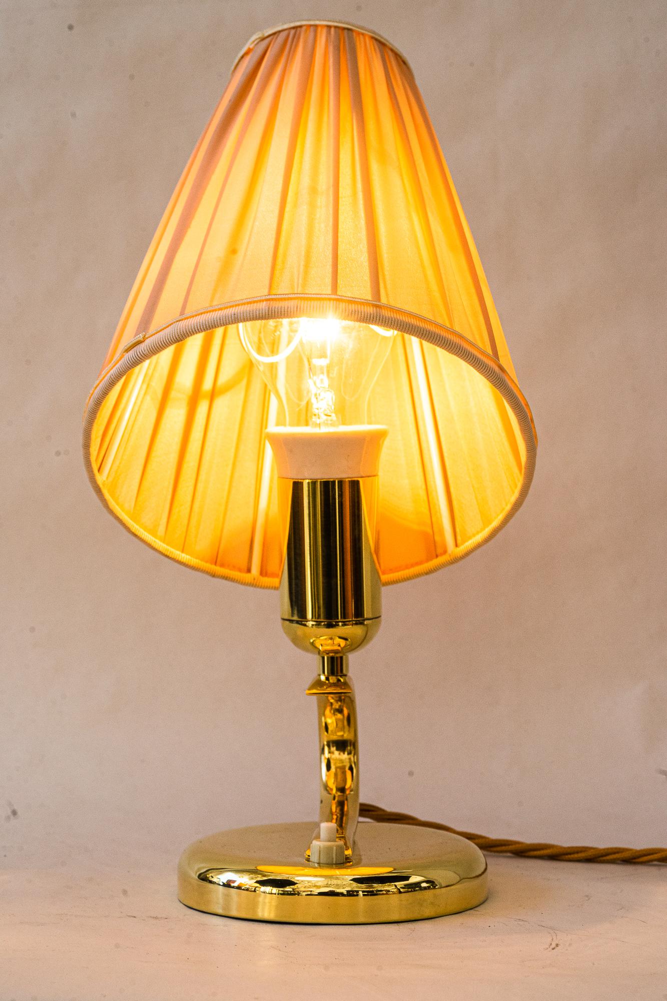 Table lamp with fabric shade vienna around 1960s For Sale 3