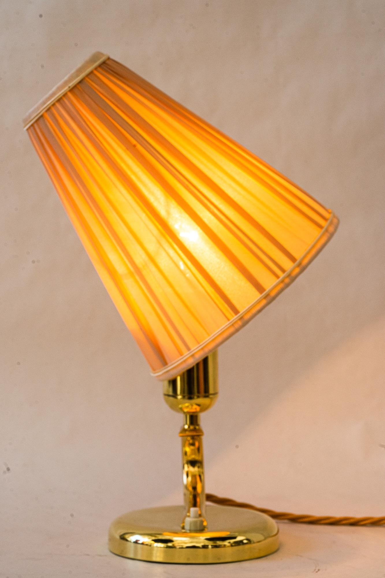 Table lamp with fabric shade vienna around 1960s For Sale 1