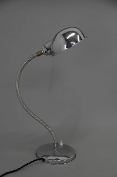 Table Lamp with Flexible Shade, 1940s