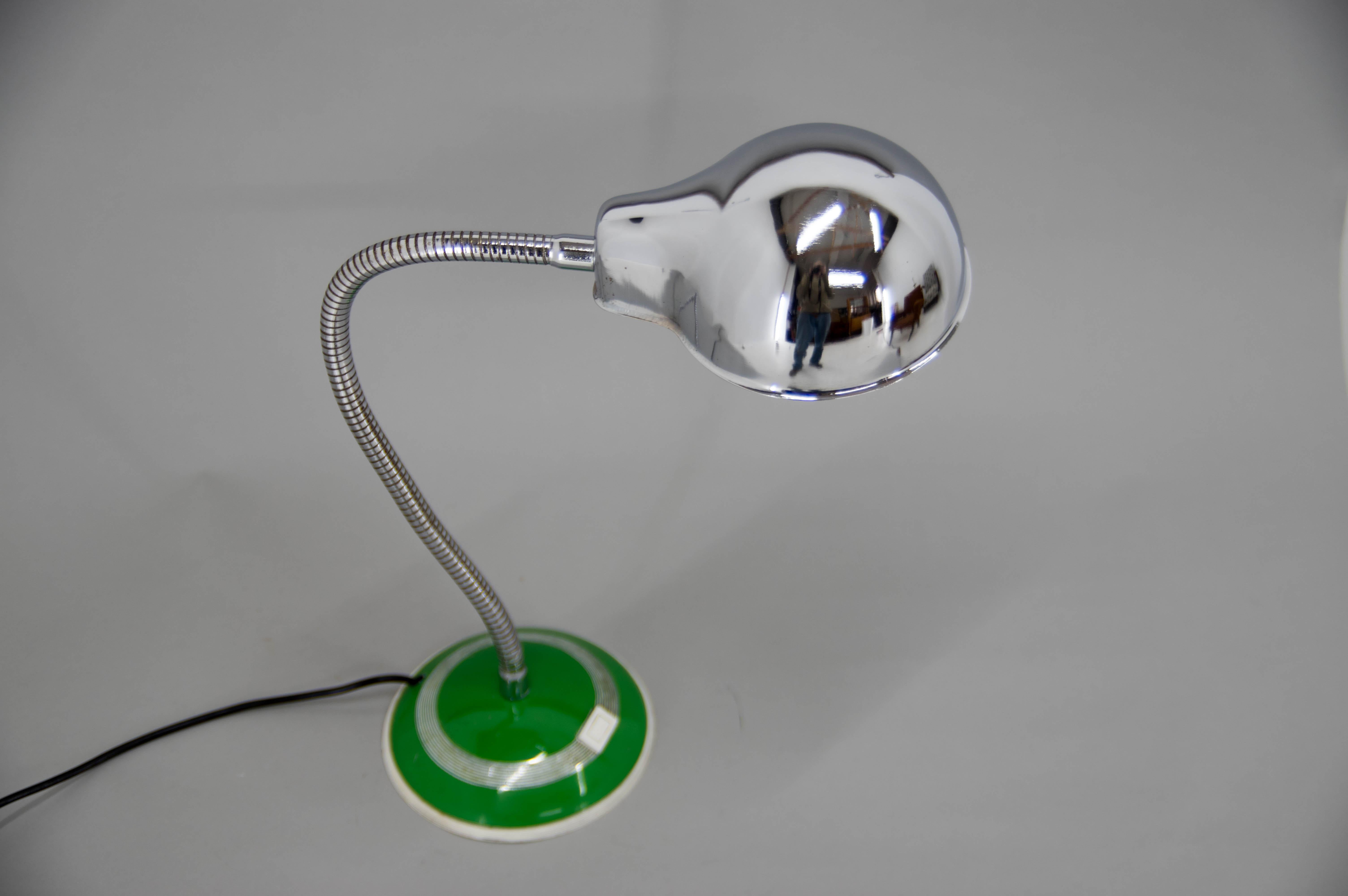 Table Lamp with Flexible Shade, 1950s For Sale 2