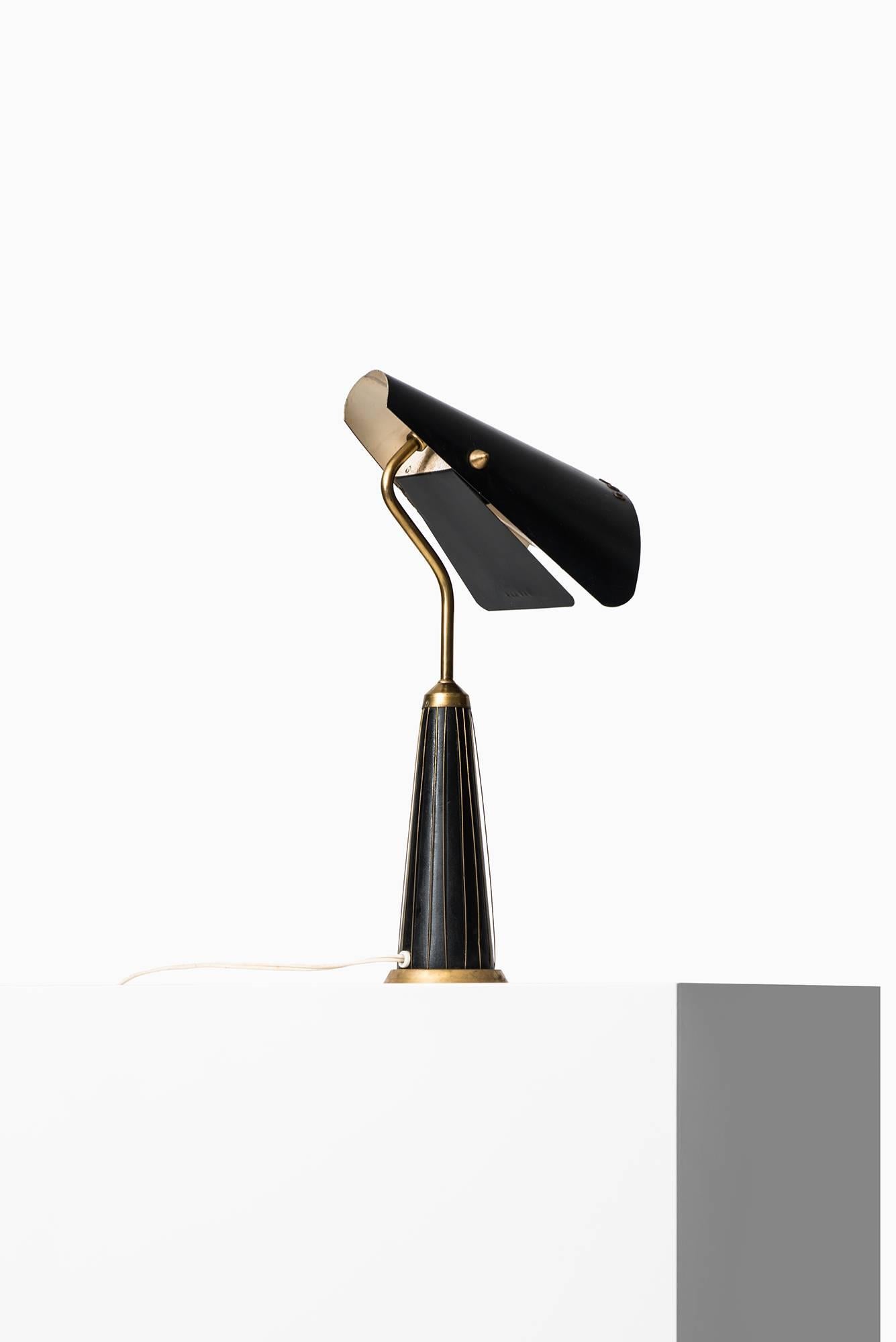 Scandinavian Modern Table Lamp with Flexible Shade Produced in Sweden For Sale