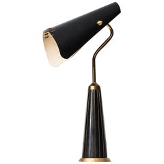Tischlampe mit flexiblem Schirm, hergestellt in Schweden