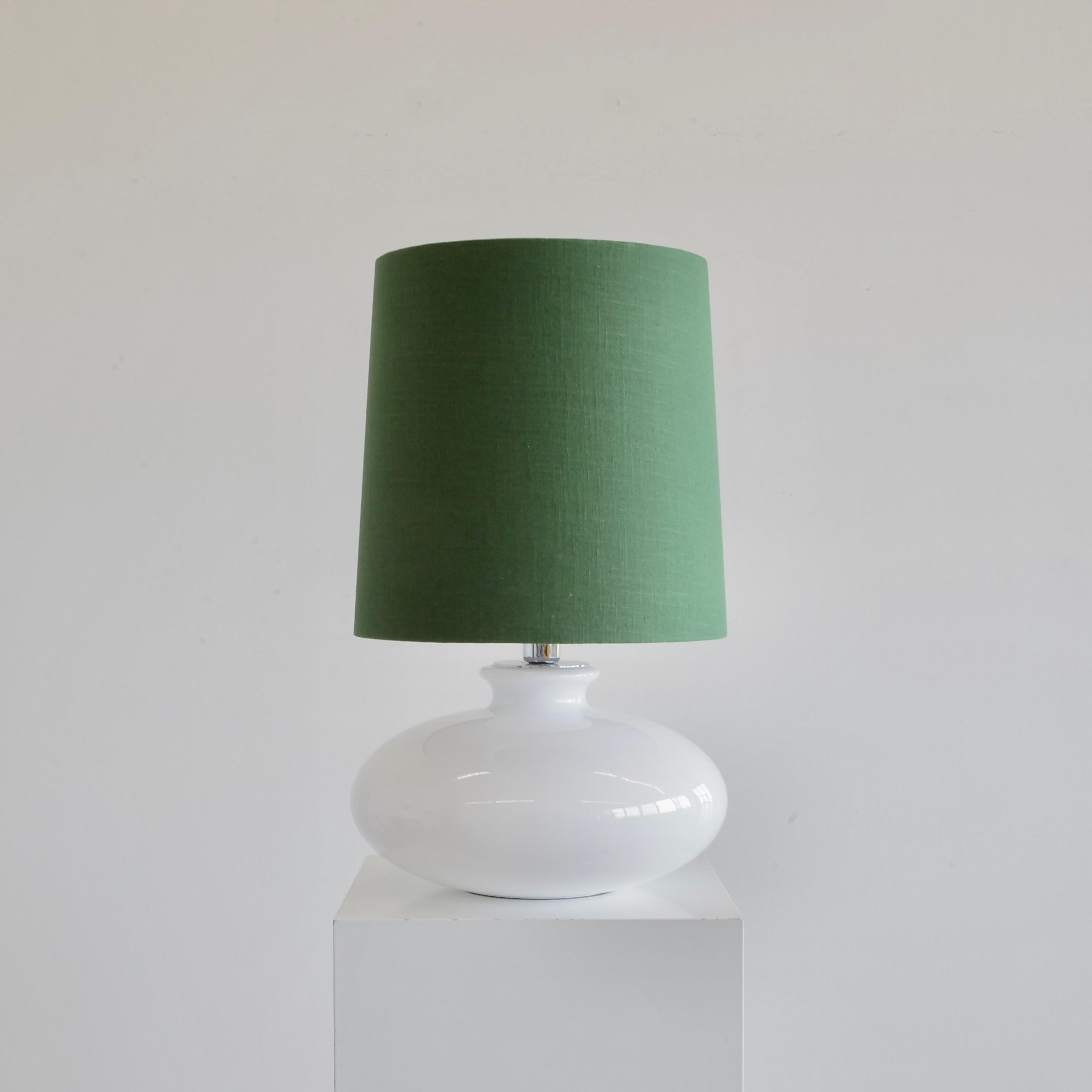 Mid-Century Modern Table Lamp with Illuminated Base, France 1970s For Sale