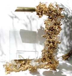 Table lamp with photo holder. Claude Victor Boeltz. France 1970