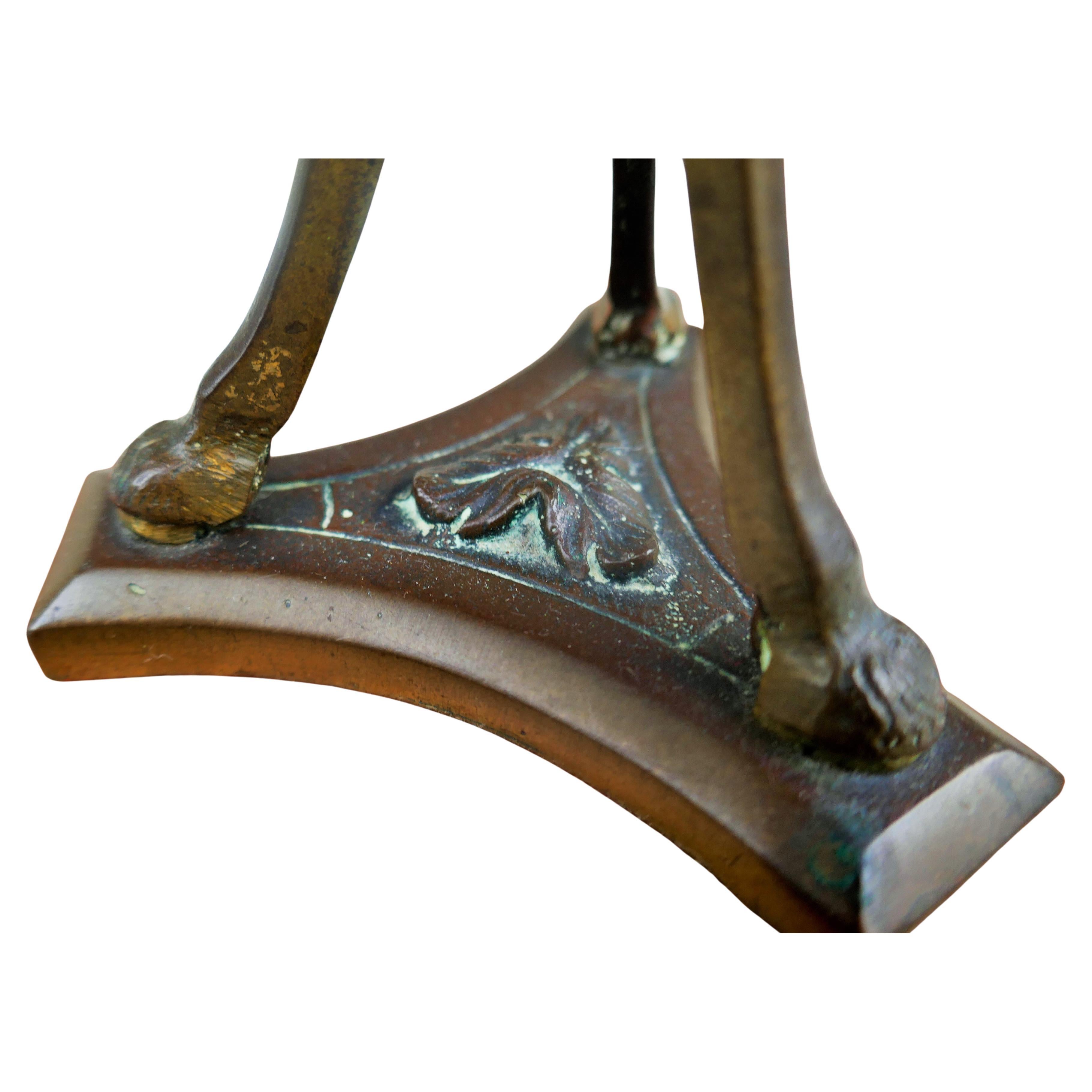 Table lamp with Verona marble base and possible bronze finish For Sale 1