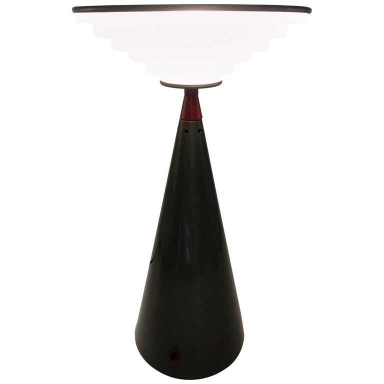 Table Lamp "Ziggurat" by Shigeaki Asahara, 1980s For Sale at 1stDibs