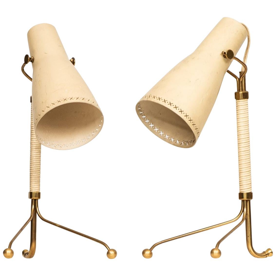 Table Lamps Attributed to Hans Bergström Produced by ASEA in Sweden