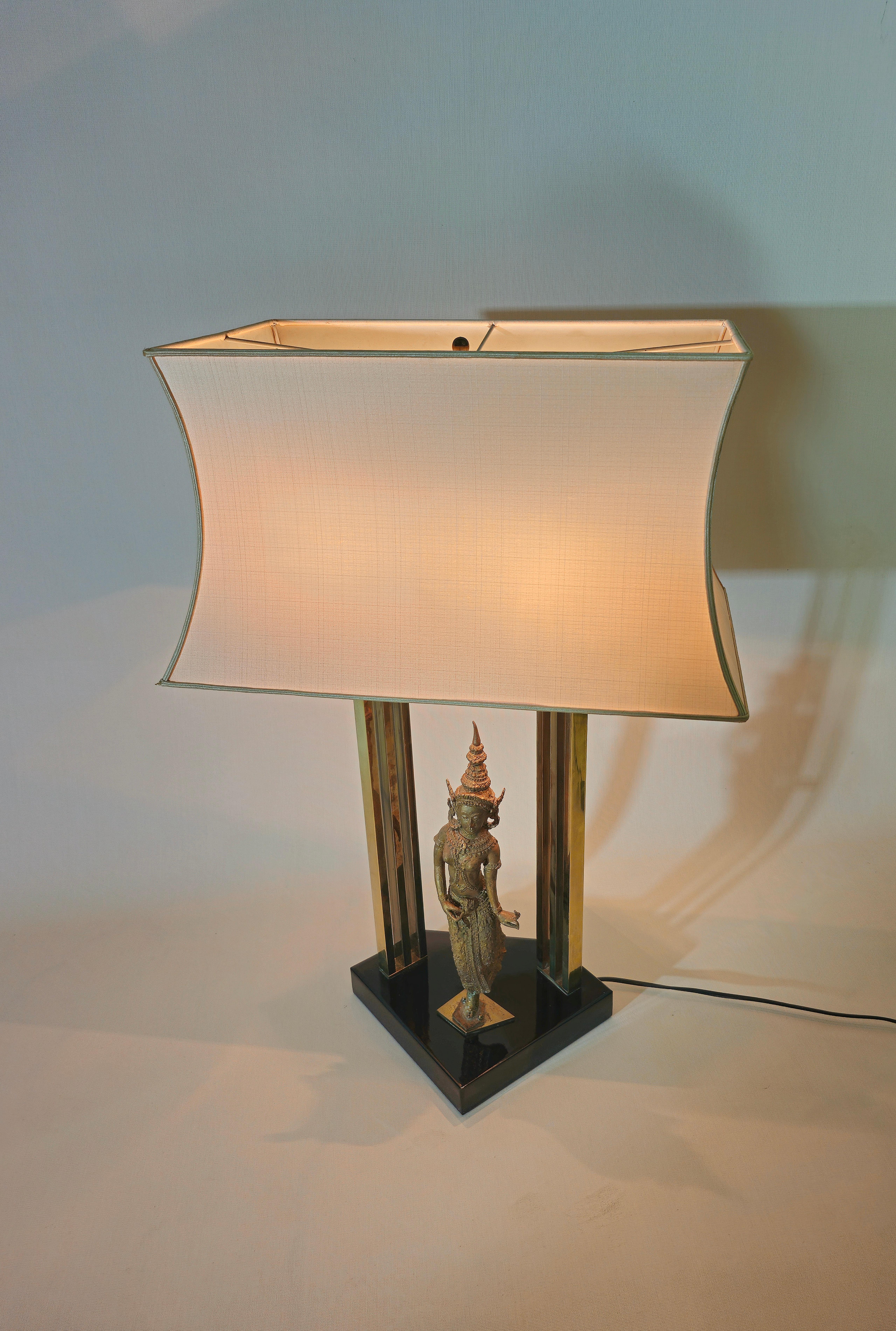 Lampes de table laiton design moderne mi-siècle, Italie, années 1960/70 en vente 3