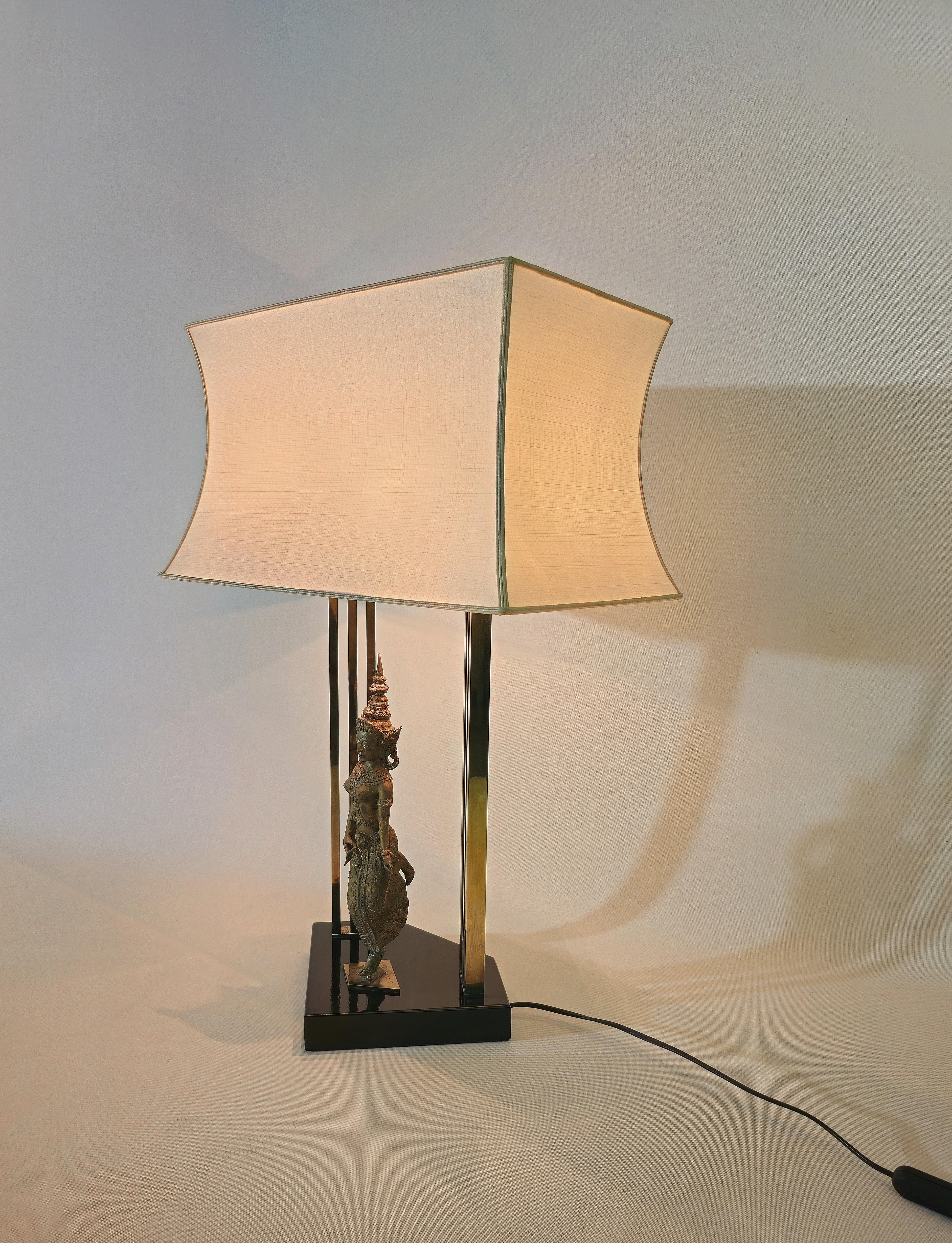 Table Lamps Brass Midcentury Modern Design Italy 1960/70s For Sale 7