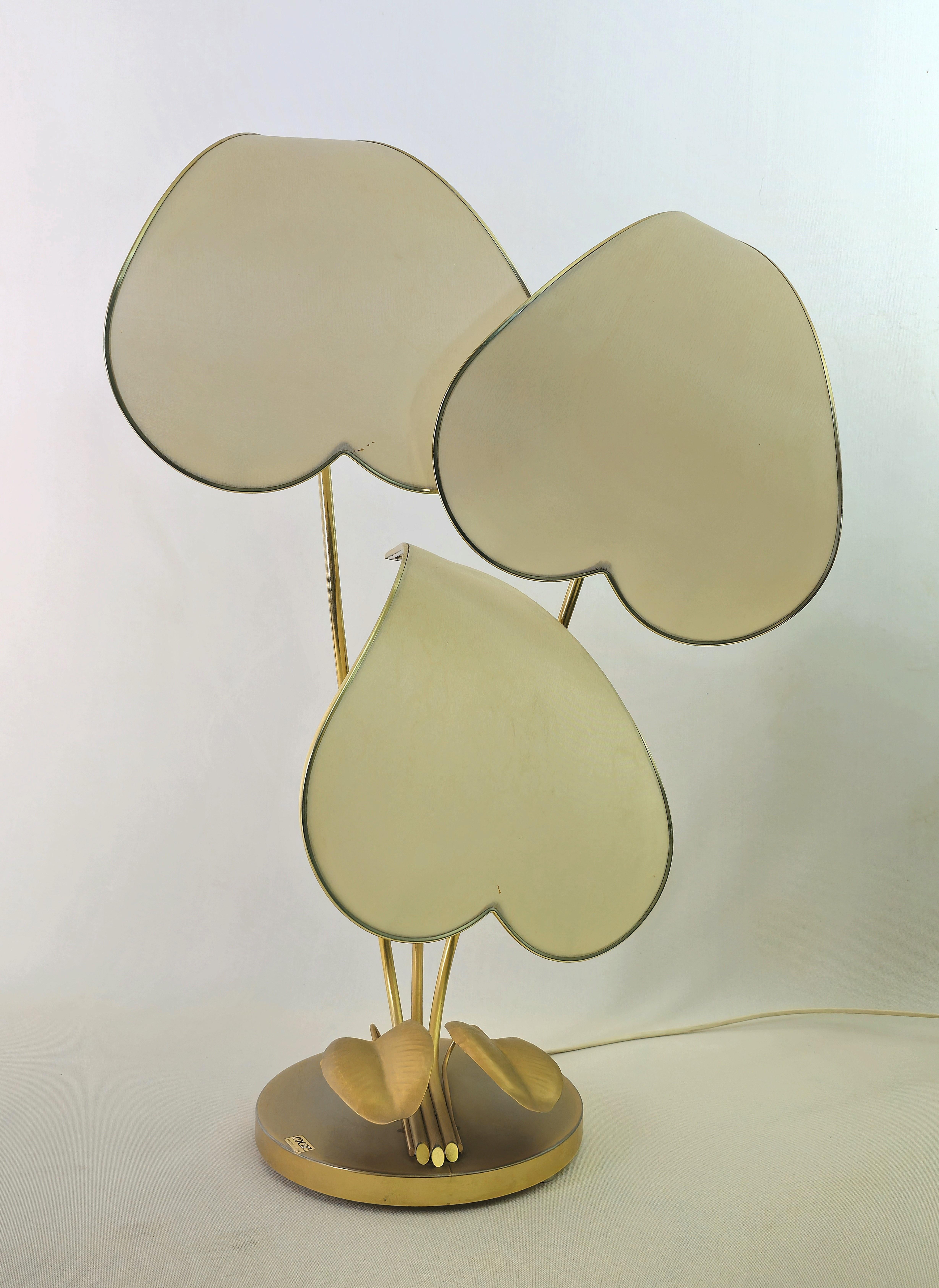 Table Lamps  Brass Midcentury Modern Design Italy 1970s 10