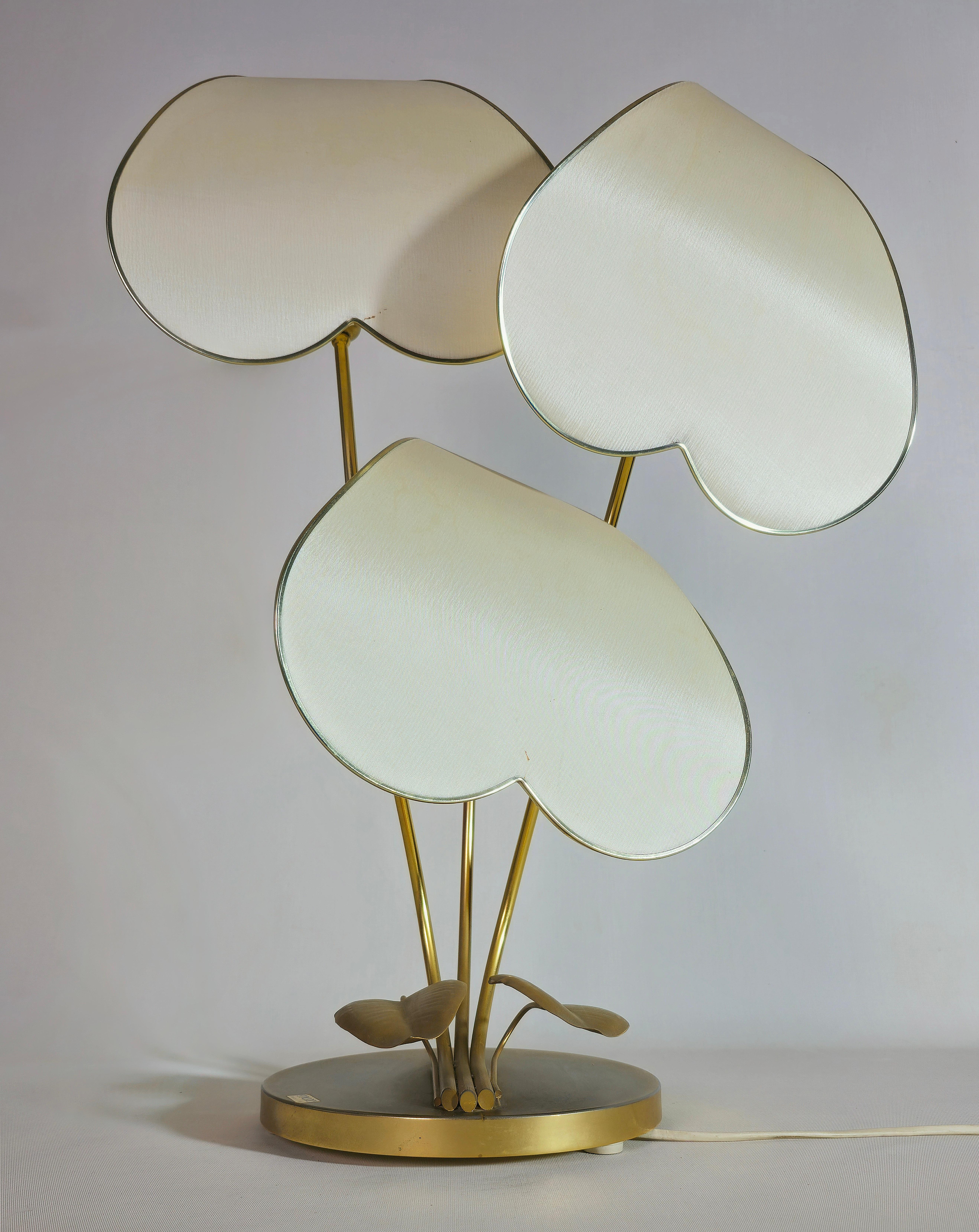 20th Century Table Lamps  Brass Midcentury Modern Design Italy 1970s