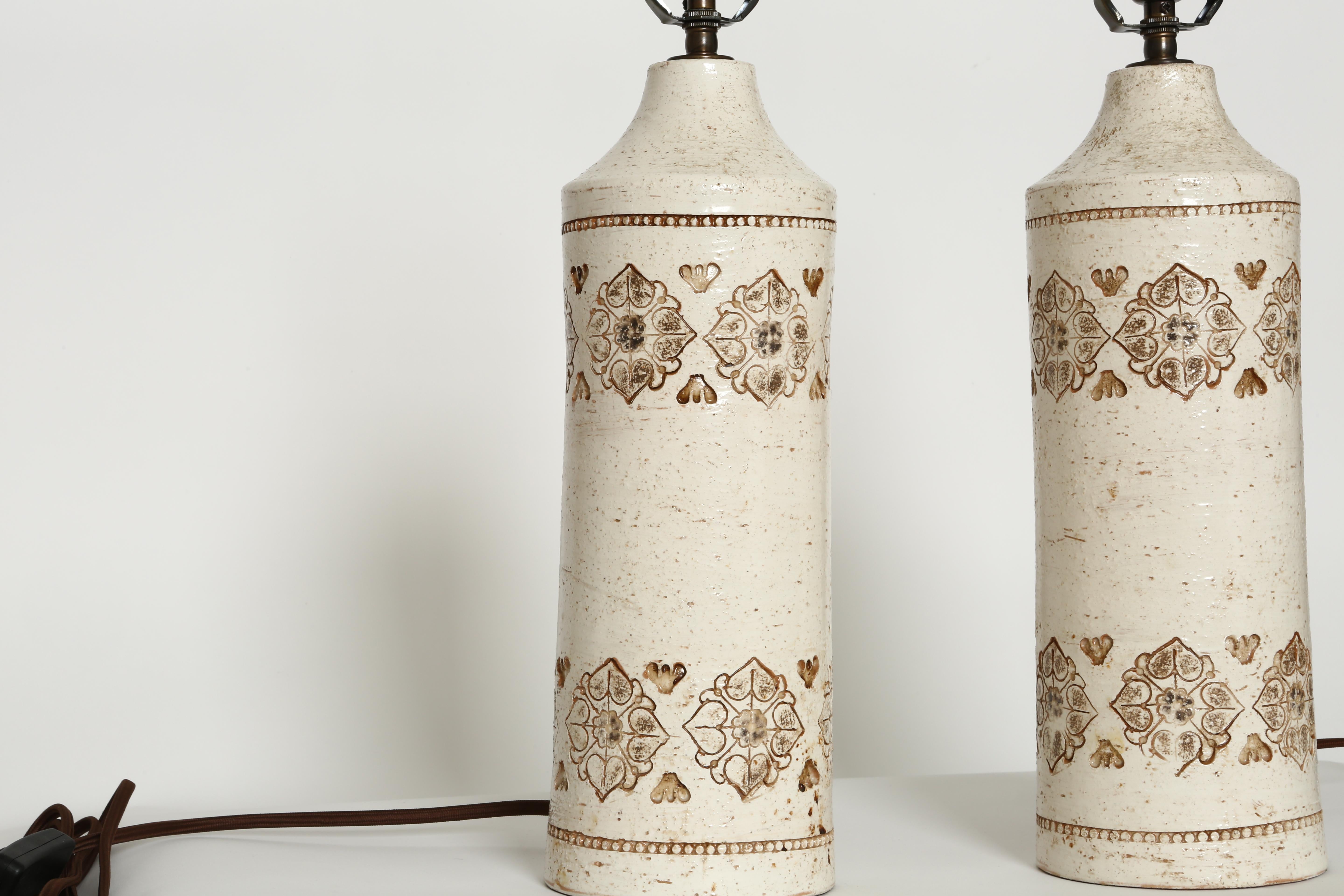 Table Lamps by Bitossi for Bergboms, a Pair For Sale 1