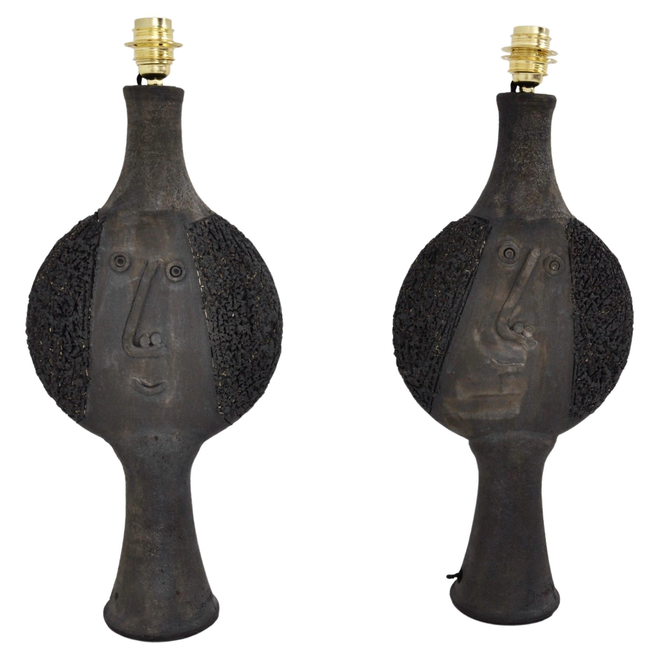 Table Lamps by Dominique Pouchain, Set of 2 For Sale