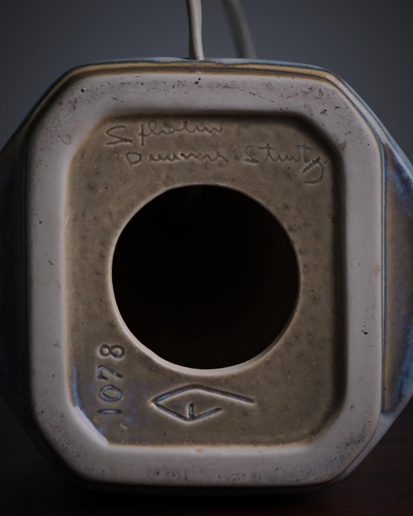 Table lamps by Einar Johansen for Søholm Stentøj, model 1078, Denmark, 1960s en venta 2