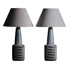 Table lamps by Einar Johansen for Søholm Stentøj, model 1078, Denmark, 1960s