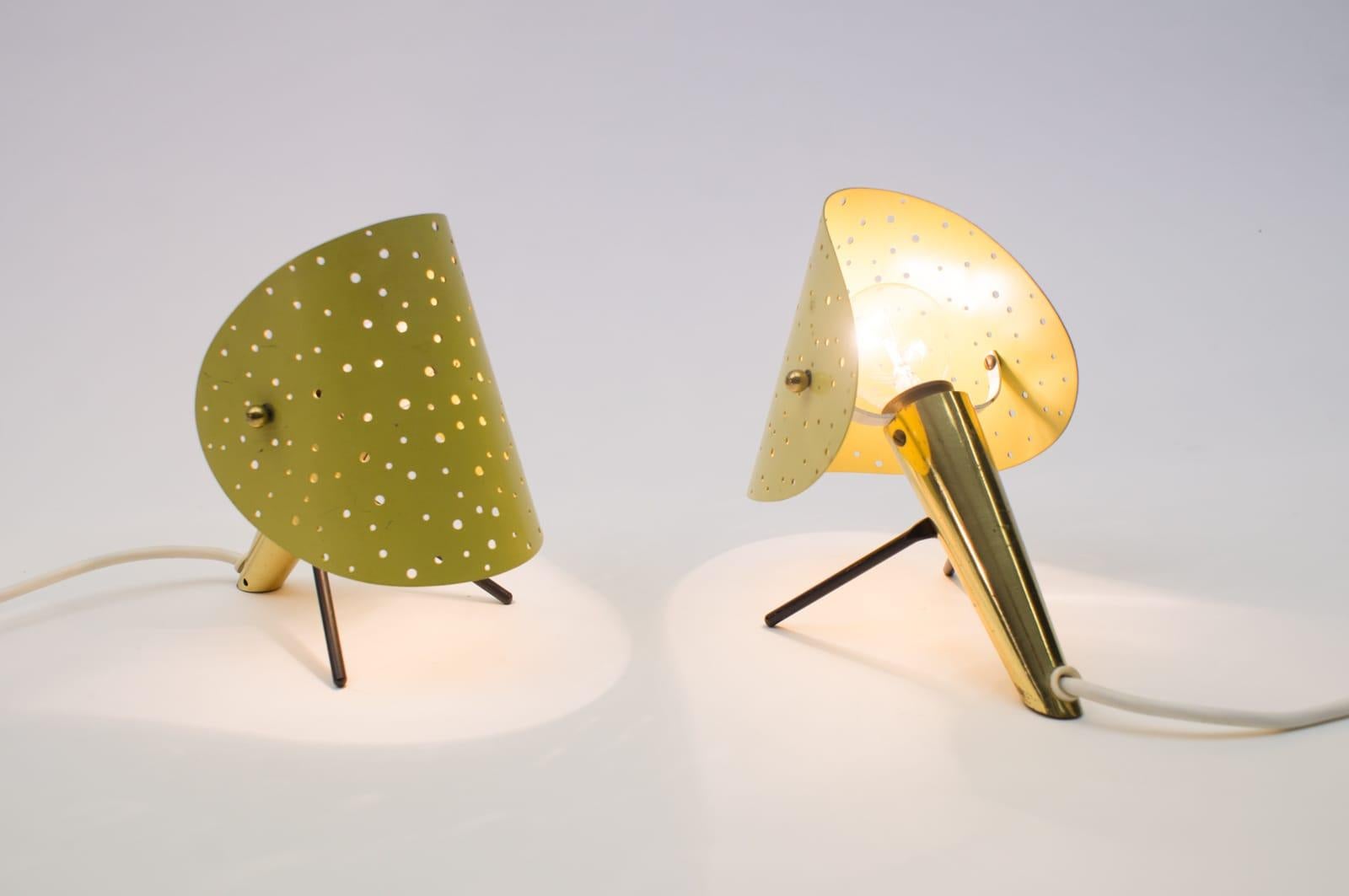 Lampes de table par Ernst Hillebrand, ensemble de 2, années 1950, Allemagne 7