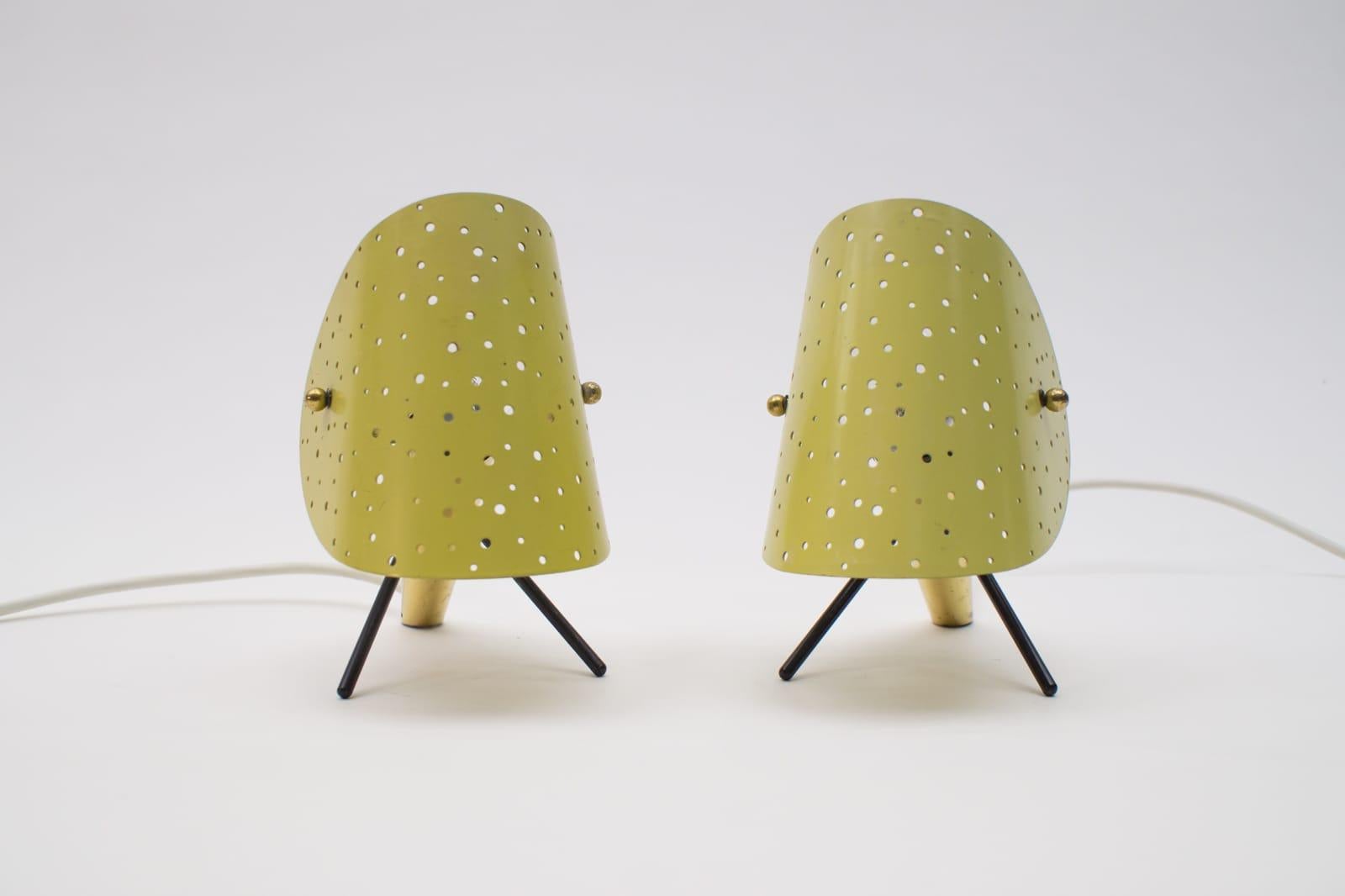 Mid-20th Century Table Lamps by Ernst Igl for Hillebrand, Set of 2, 1950s, Germany For Sale