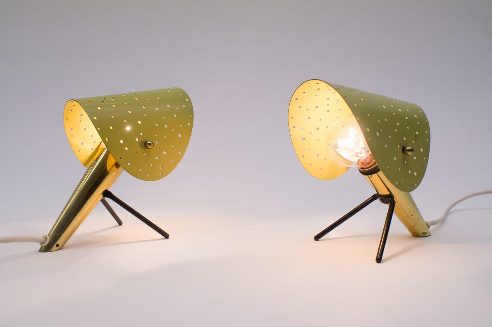 Lampes de table par Ernst Hillebrand, ensemble de 2, années 1950, Allemagne en vente 2