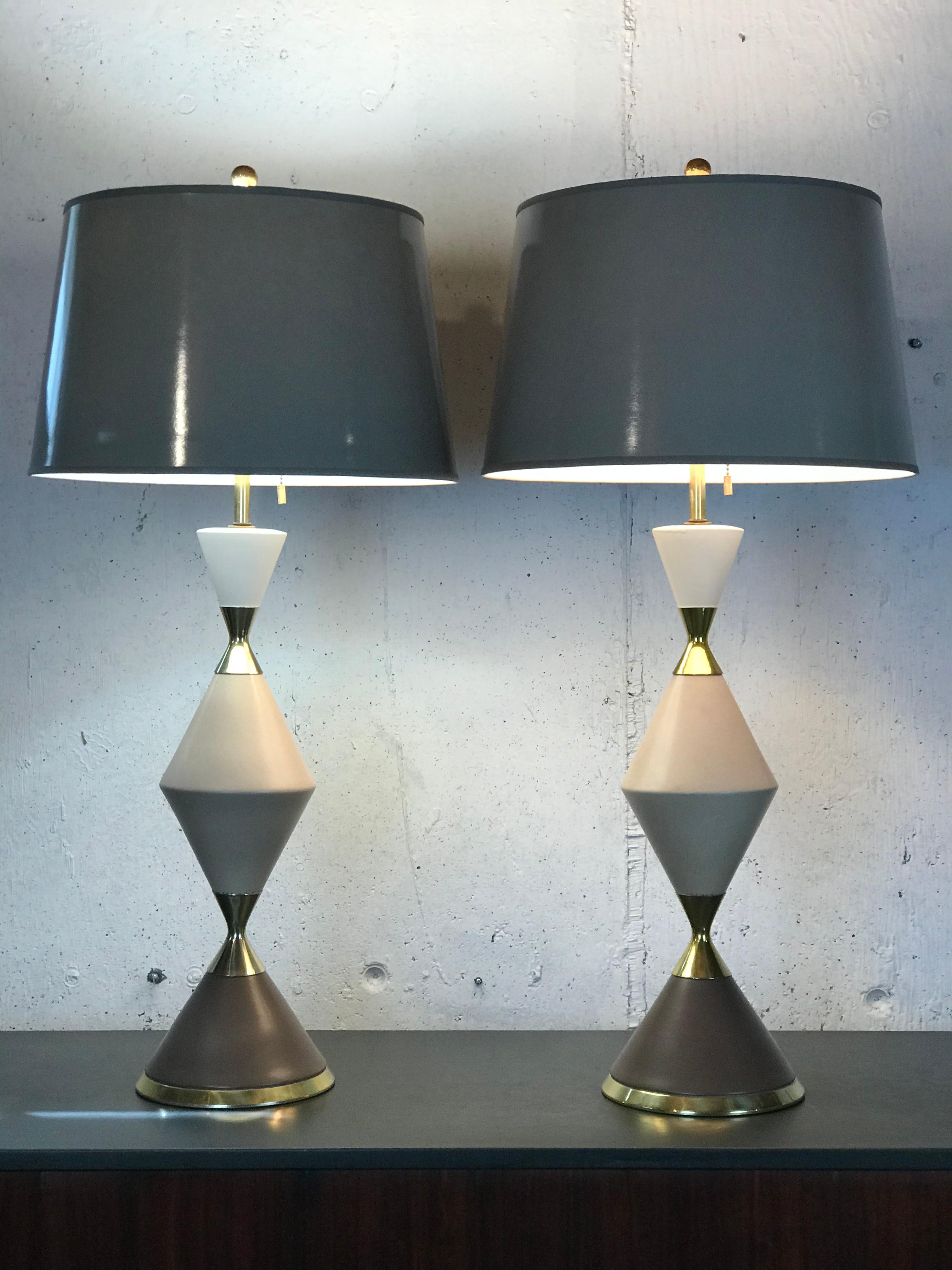 Stellar Harlequin Table Lamps by Gerald Thurston  2