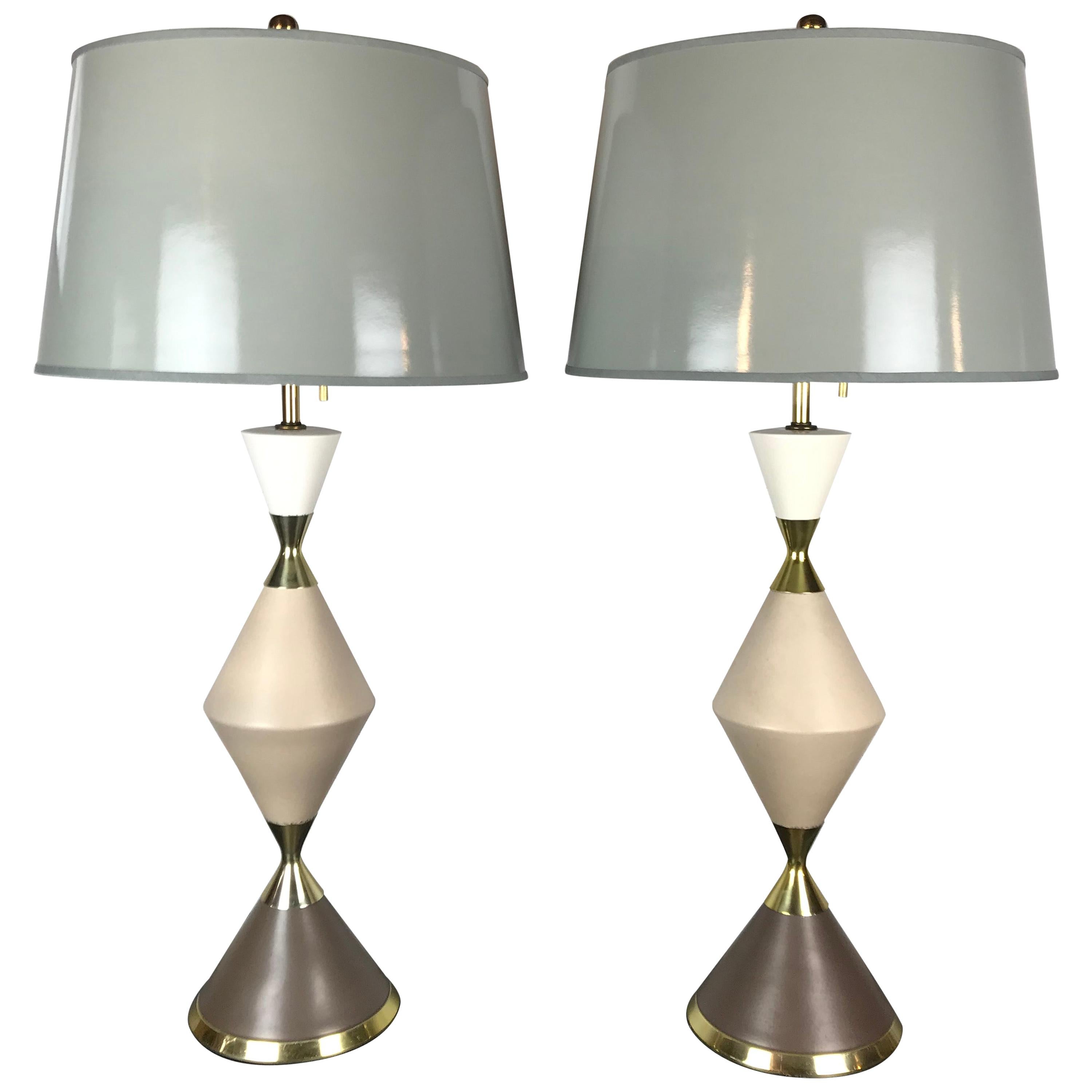Stellar Harlequin Table Lamps by Gerald Thurston 