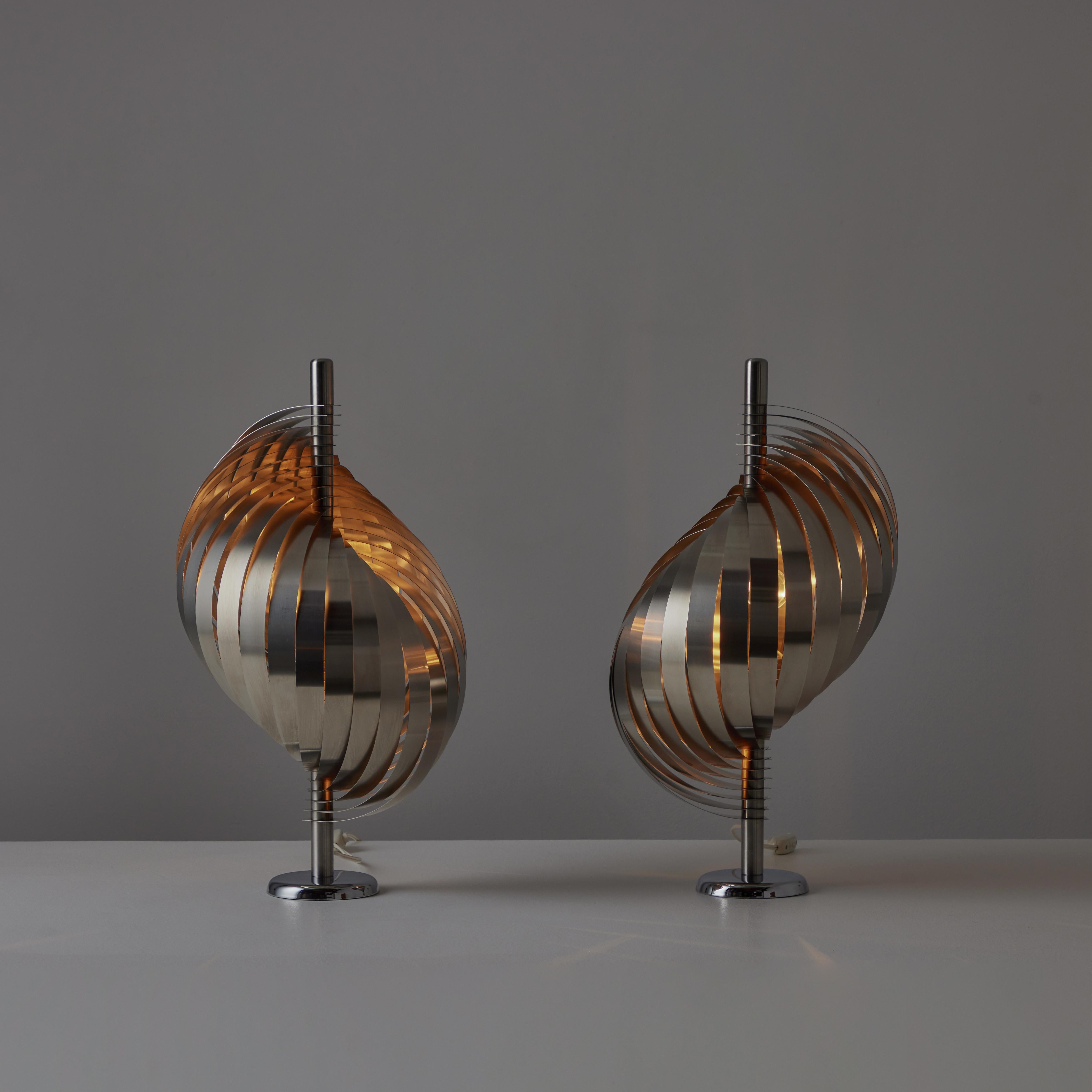 French Table Lamps by Henri Mathieu For Sale