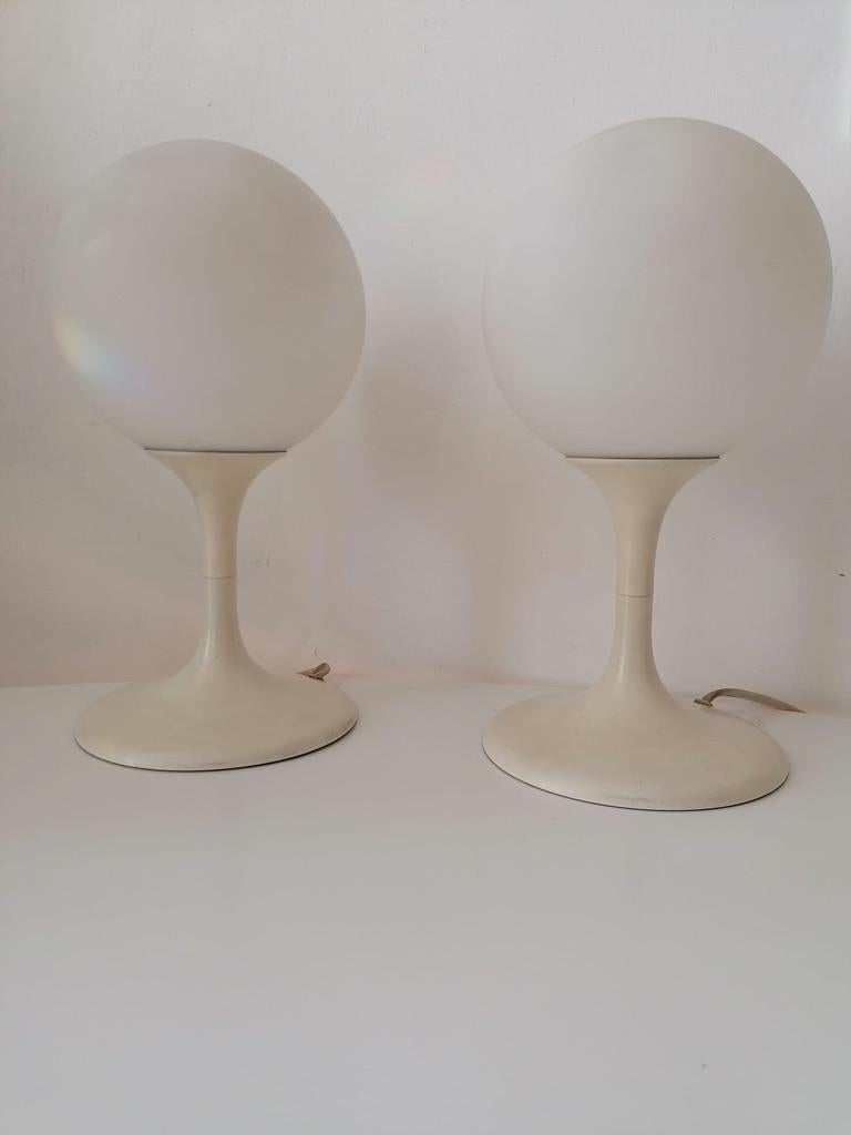 Table Lamps by Max Bill for Temde Switzerland In Good Condition For Sale In Vienna, AT