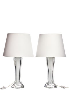 Set di 2 lampade da tavolo di Paul Kedelv per Flygfors, anni '60