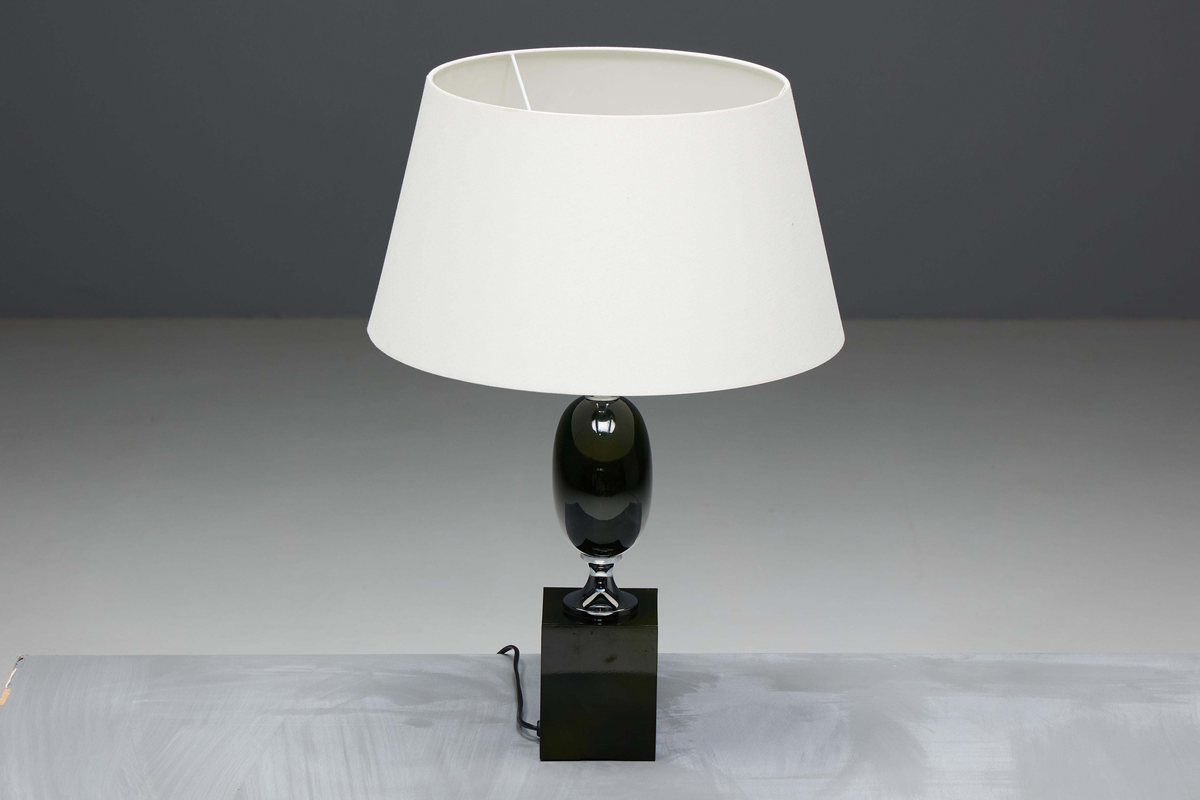 Table Lamps by Philippe Barbier, France, 1970s For Sale 7