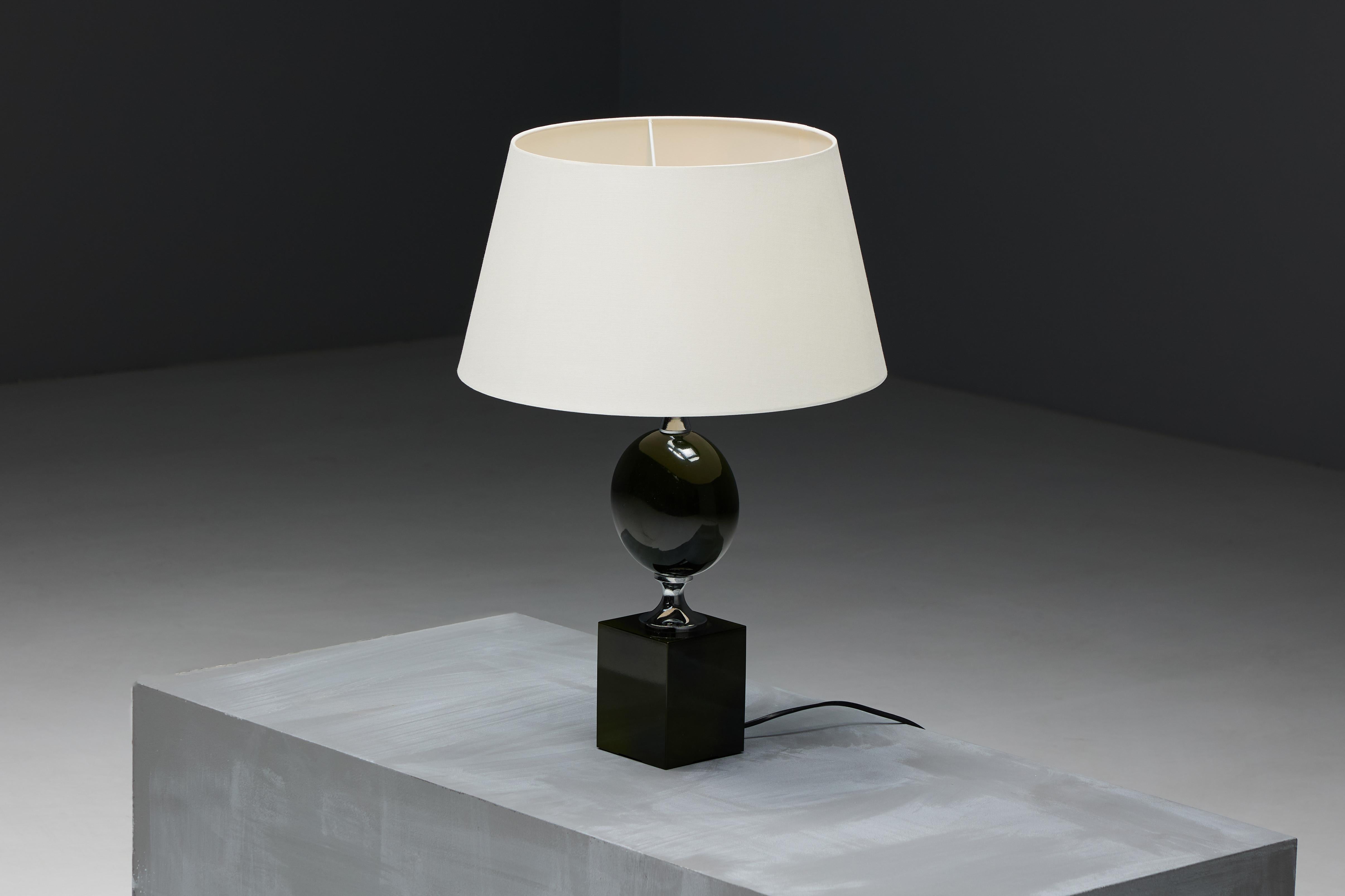 Table Lamps by Philippe Barbier, France, 1970s For Sale 2