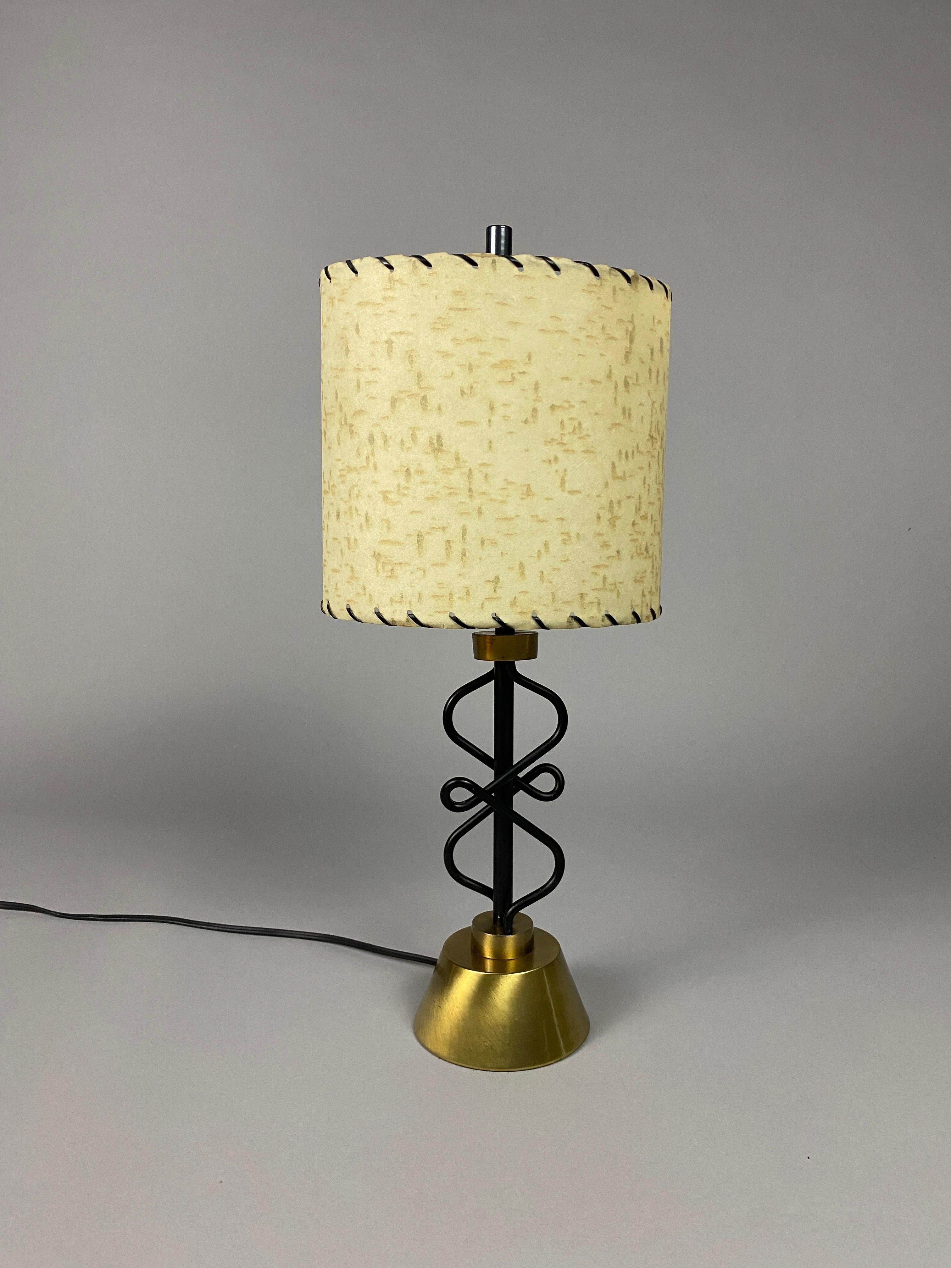Brass Table Lamps by The Majestic Lamp Co. For Sale