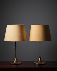 Table lamps by Yngvar Sandström and Alf Svensson for Bergboms, Sweden, 1960s