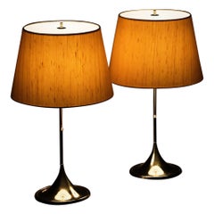 Table lamps by Yngvar Sandström and Alf Svensson for Bergboms, Sweden, 1960s