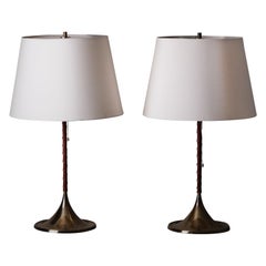 Table lamps by Yngvar Sandström and Alf Svensson for Bergboms, Sweden, 1960s