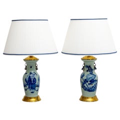 Antique Table Lamps, China 19th Century