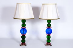 Tischlampen aus Muranoglas von Vintage Murano Gallery aus den 1980er Jahren