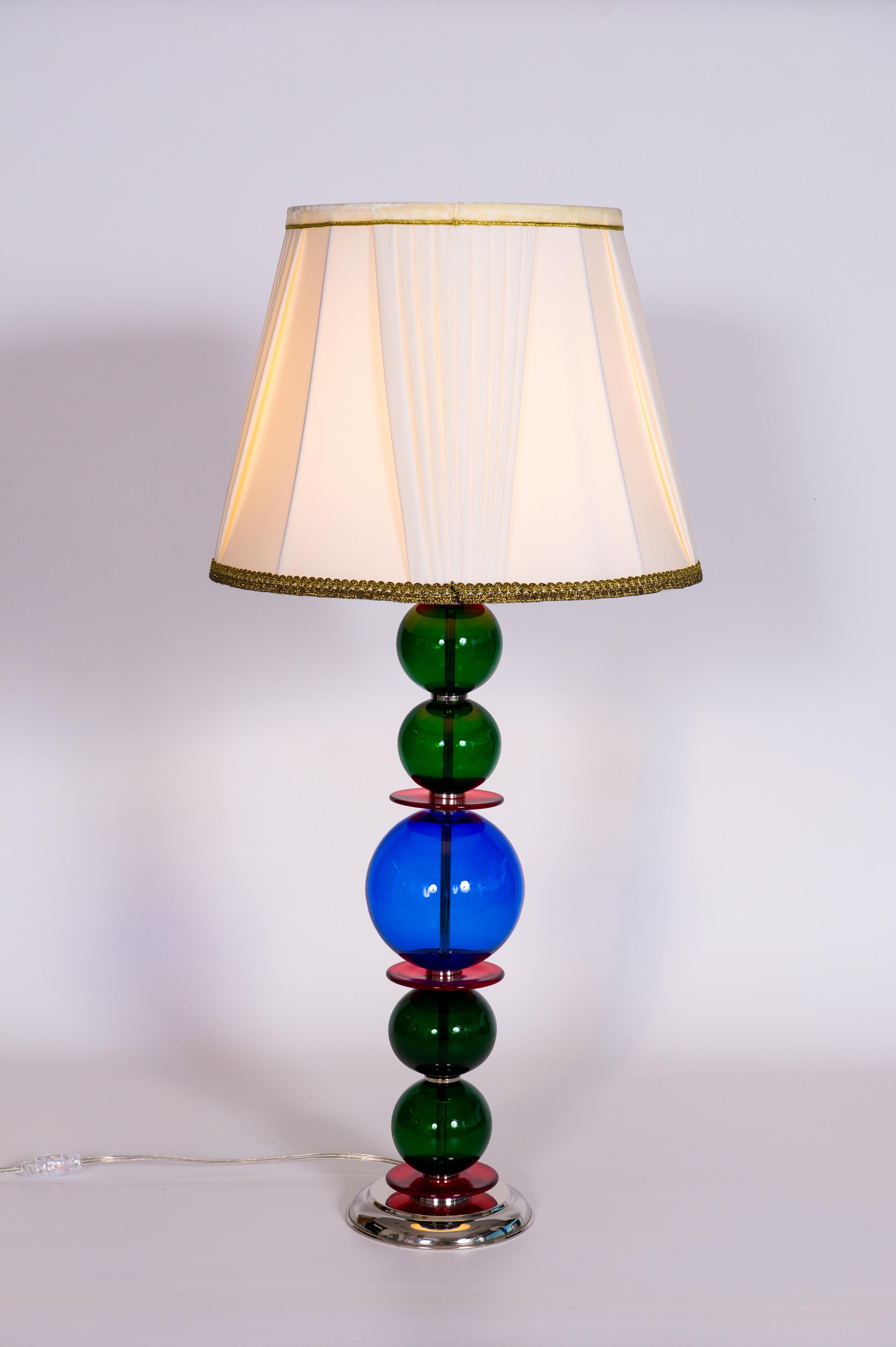 Tischlampen aus Muranoglas von Vintage Murano Gallery aus den 1980er Jahren (Handgefertigt) im Angebot
