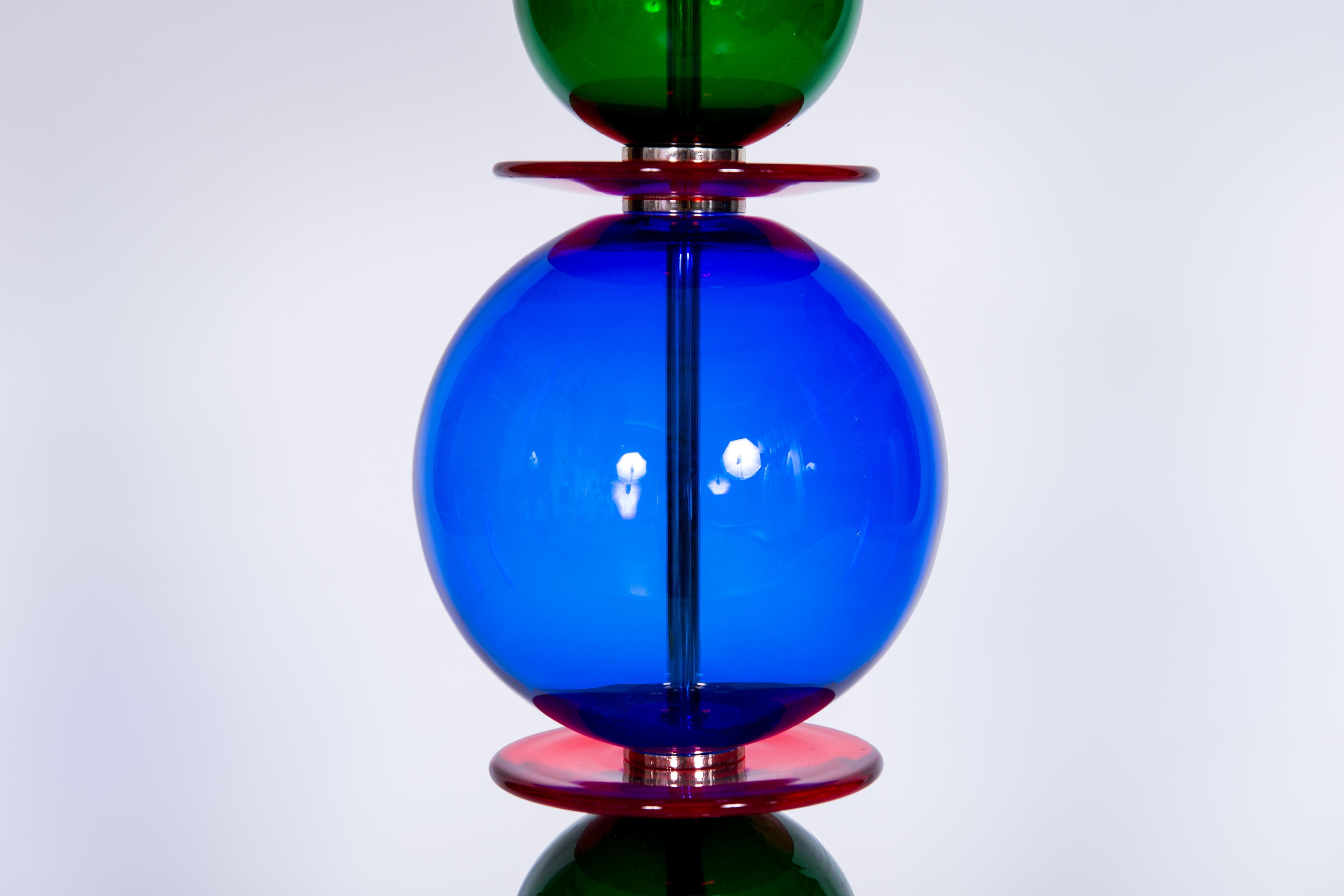 Tischlampen aus Muranoglas von Vintage Murano Gallery aus den 1980er Jahren im Angebot 1