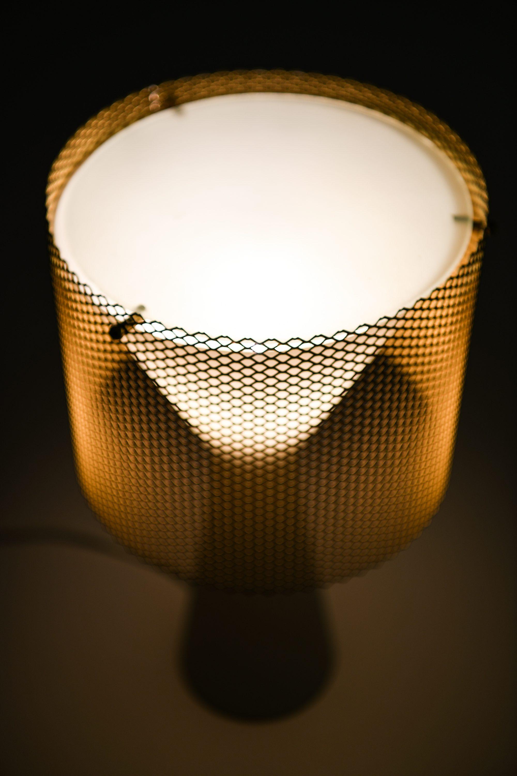 Table Lamps in Opaline Glass, Brass and Glass by Lisa Johansson-Pape, 1950's For Sale 4