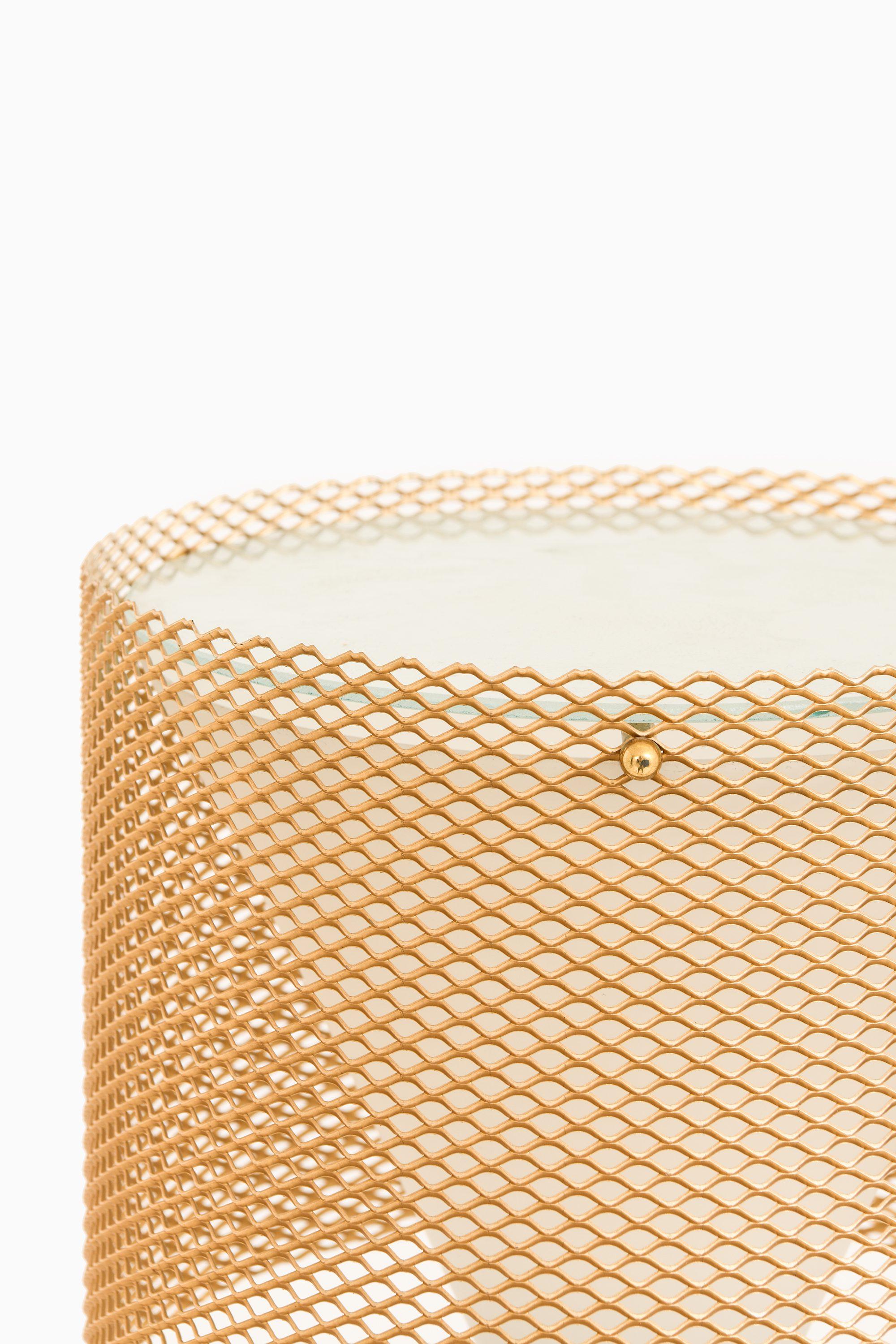 Finnish Table Lamps in Opaline Glass, Brass and Glass by Lisa Johansson-Pape, 1950's For Sale