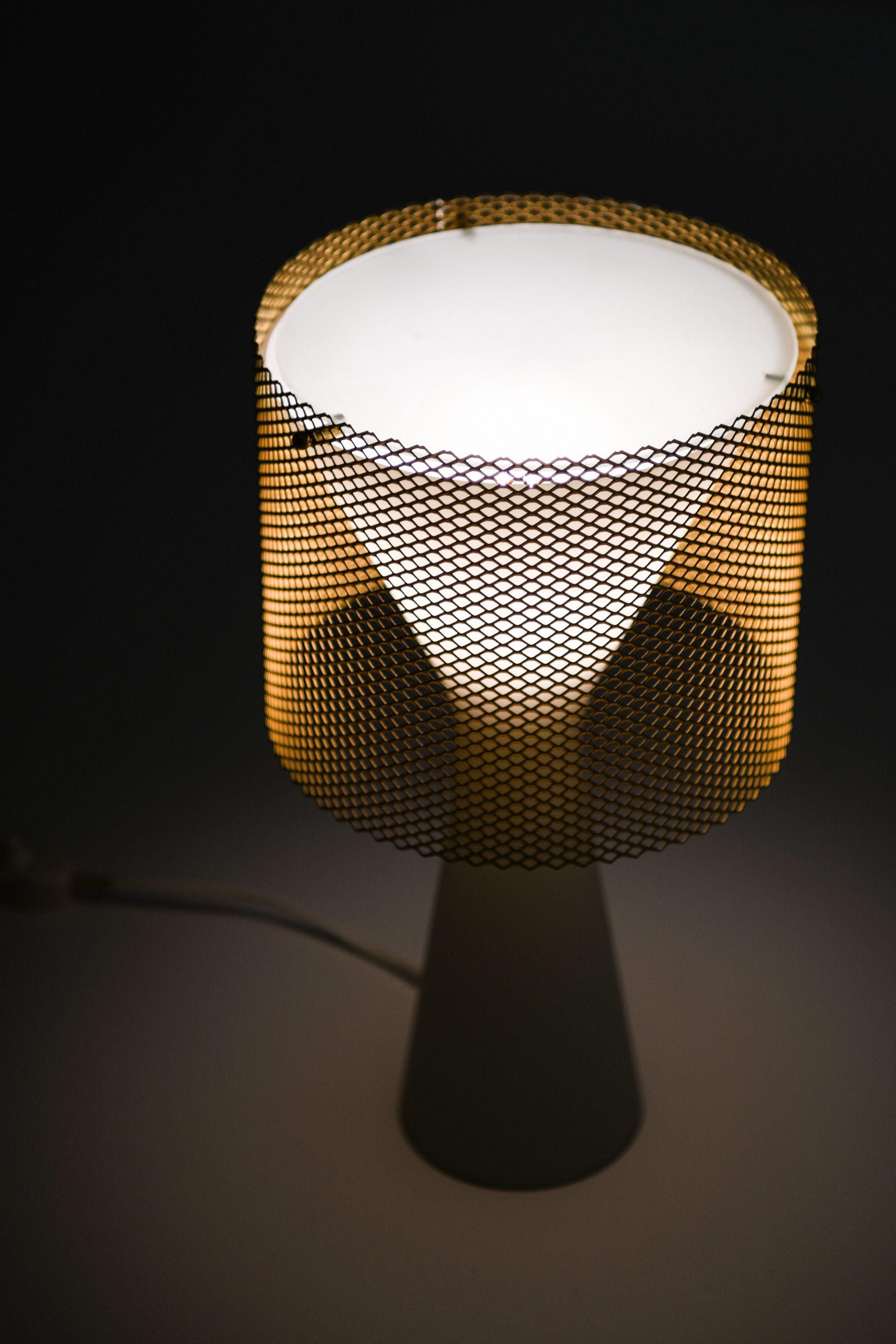 Table Lamps in Opaline Glass, Brass and Glass by Lisa Johansson-Pape, 1950's For Sale 3