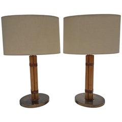 Table Lamps in Style of Paavo Tynell