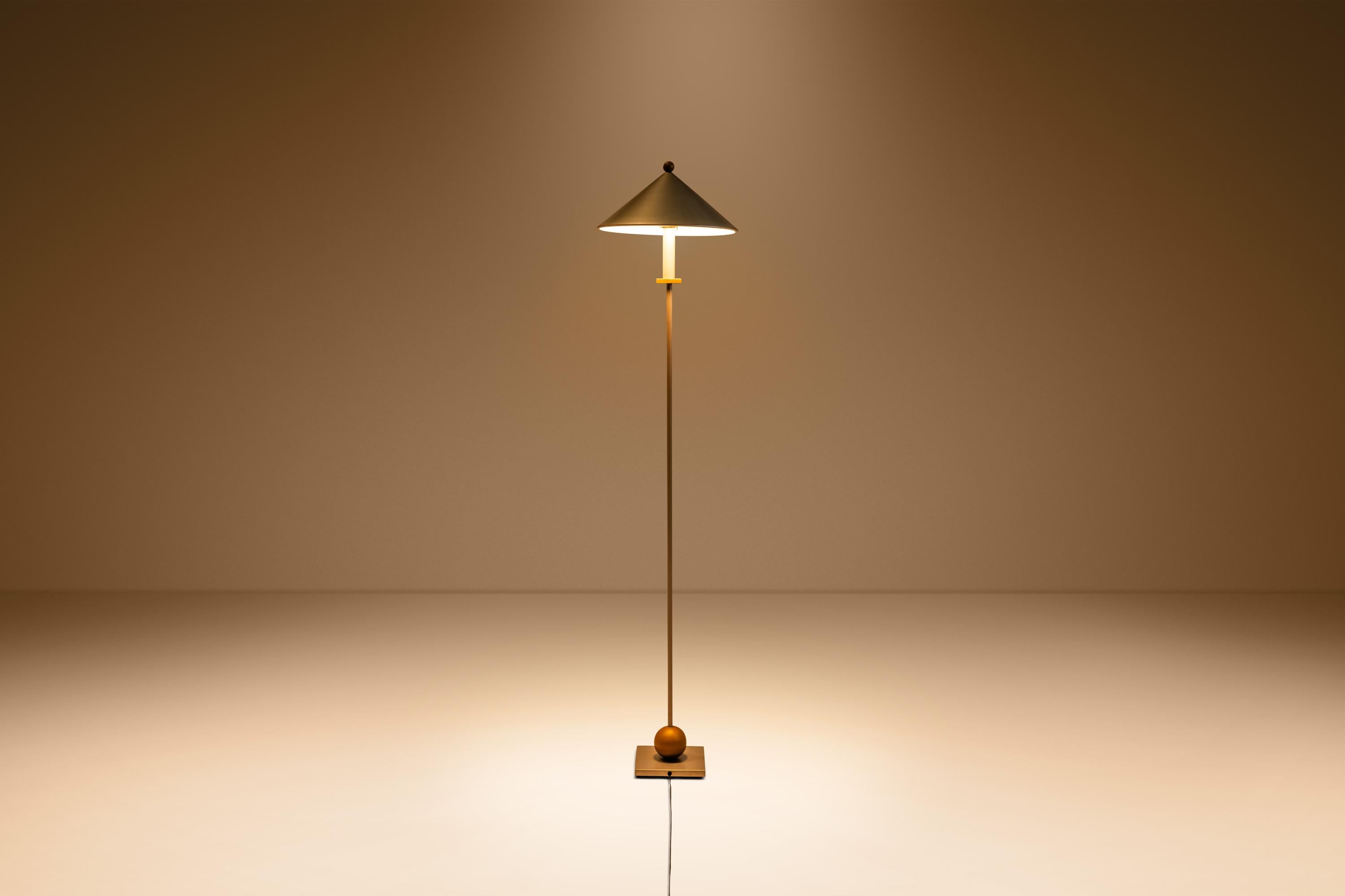 Mid-Century Modern Table Lamps & Matching Floor Lamp by George Kovacs for Sonneman, USA, c. 1990's
