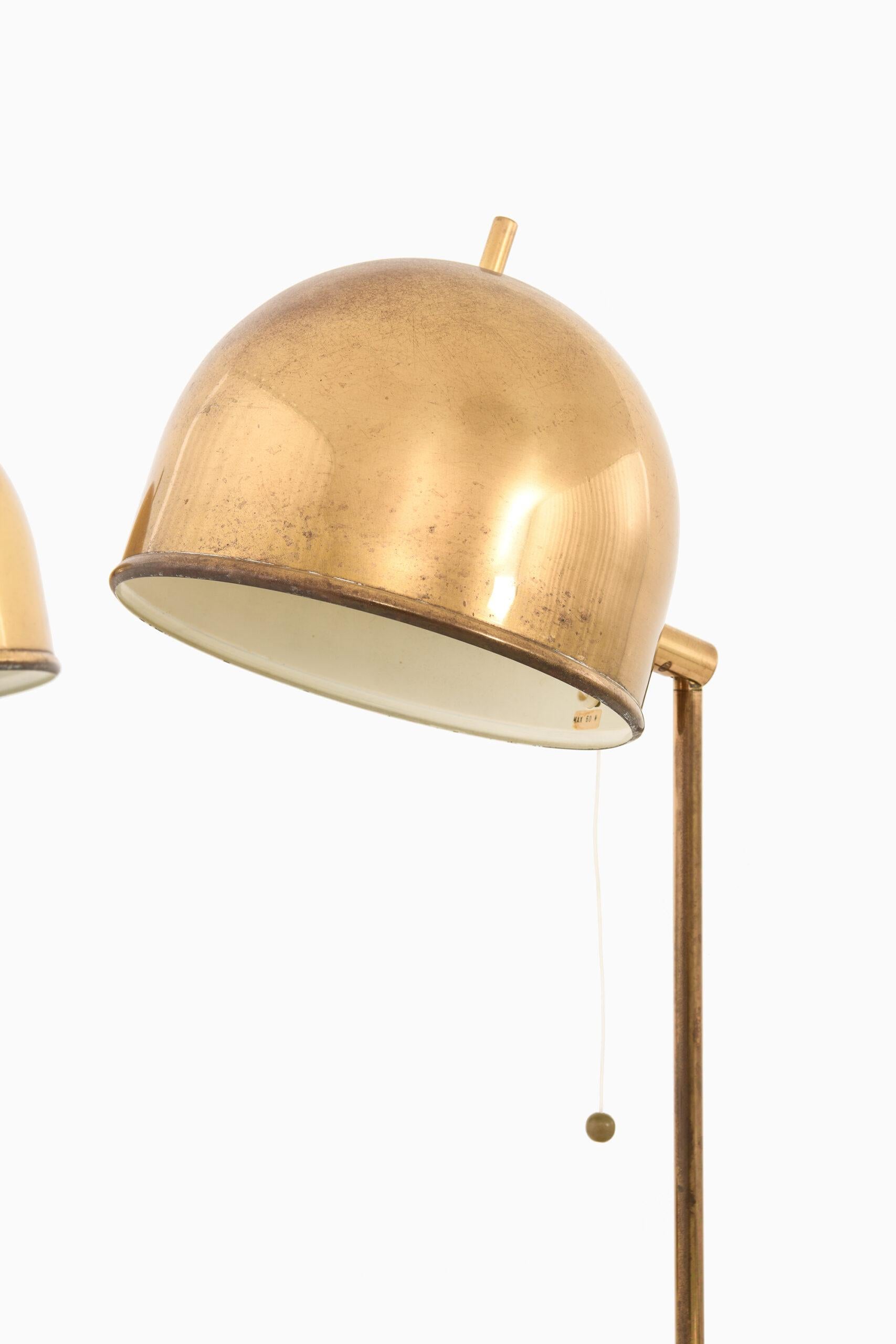 Pair of table lamps model B-075 by unknown designer. Produced by Bergbom in Sweden.