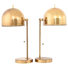 Tischlampen Modell B-075, hergestellt von Bergbom in Schweden