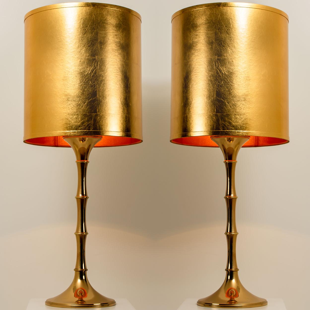 Brass Table Lamps Model 'ML 1', Designed by Ingo Maurer, 1968 for Design M